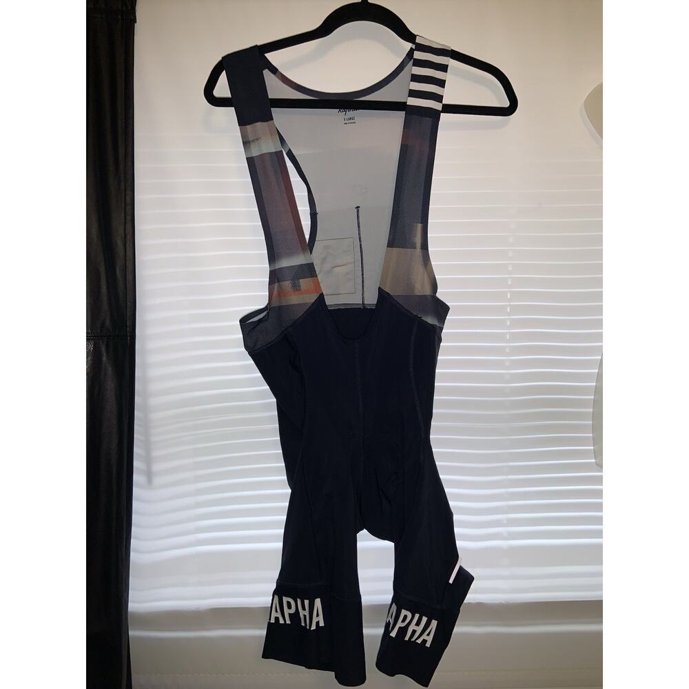 Rapha Bib Shorts II Mens XLarge Blue Cycling Pro Team Padded Activewear